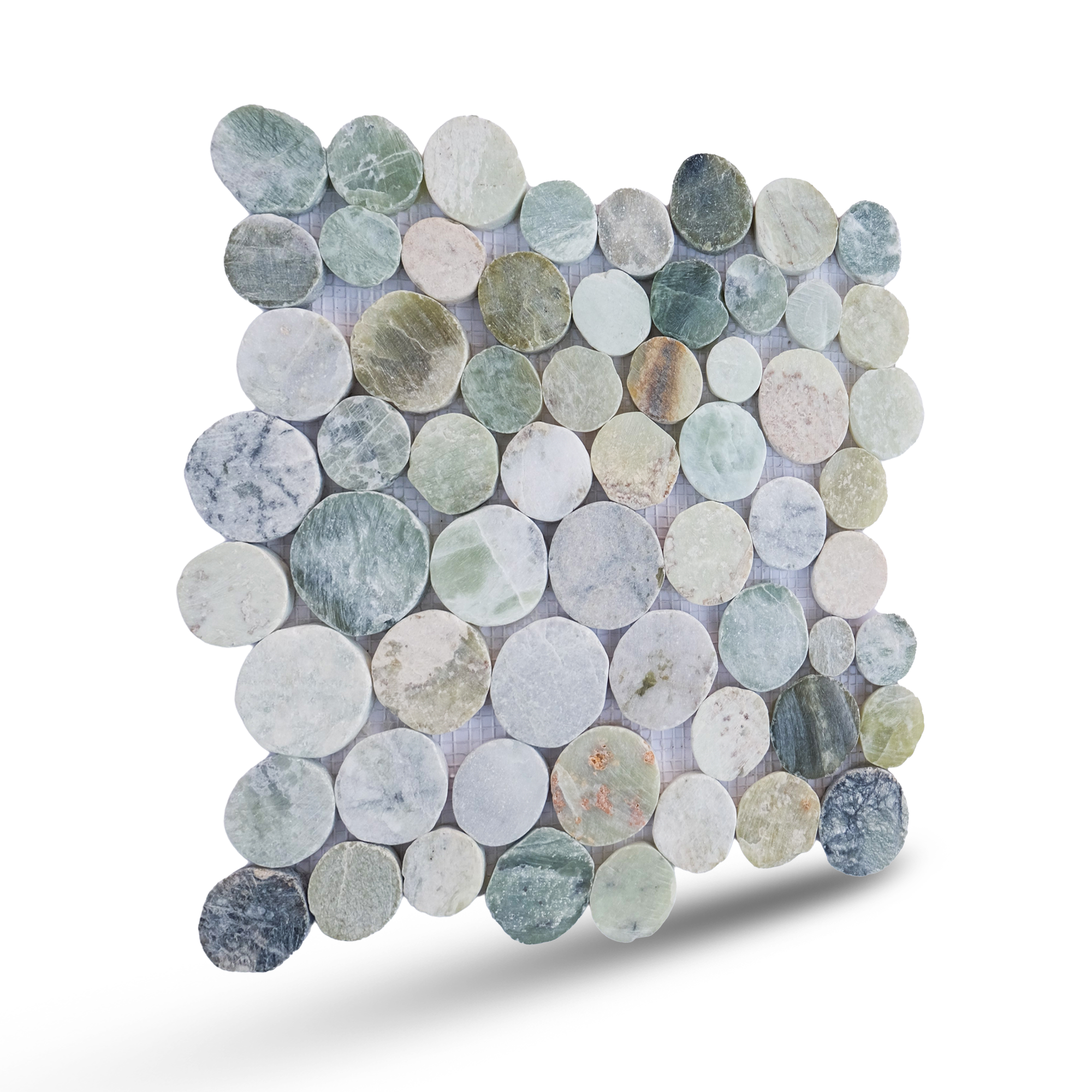 Sea Green Penny Round Tile, Mosaic Wall & Floor Tile