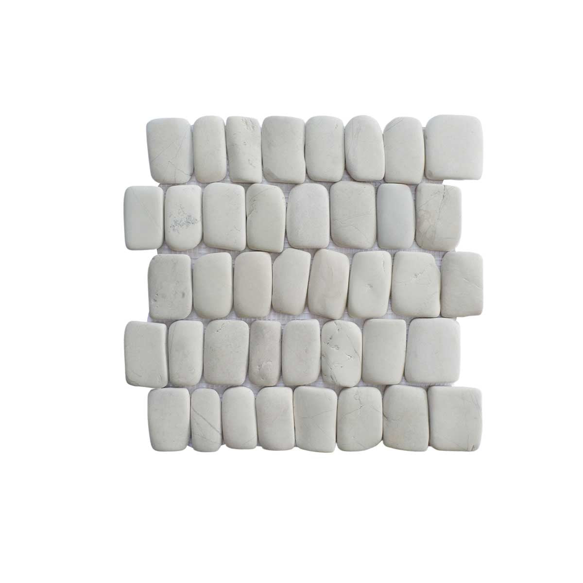 Natural White Stone Mosaic Tile for Wall, Canine White Mosaic Tile