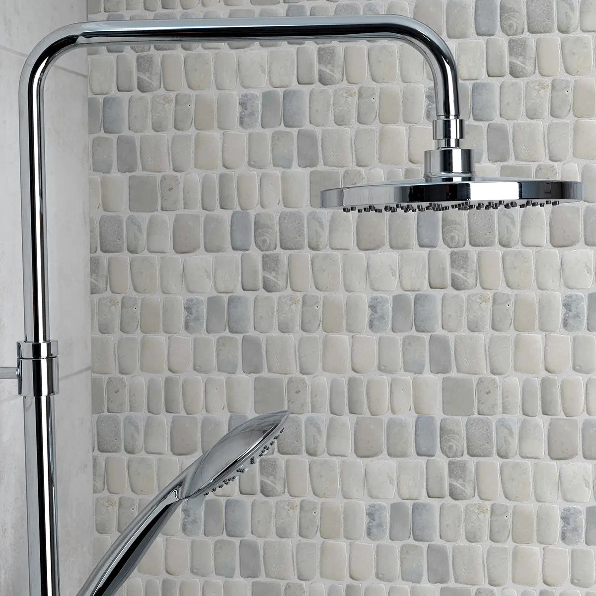 Natural Grey Stone Mosaic Tile for Wall, Canine Grey Floor Tile