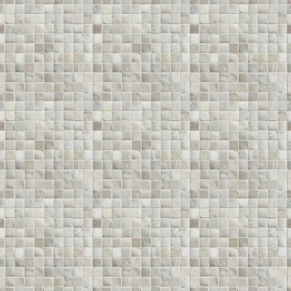 Tan Stone Mosaic Floor Tile, Molar 3 Natural Stone Mosaic Tile