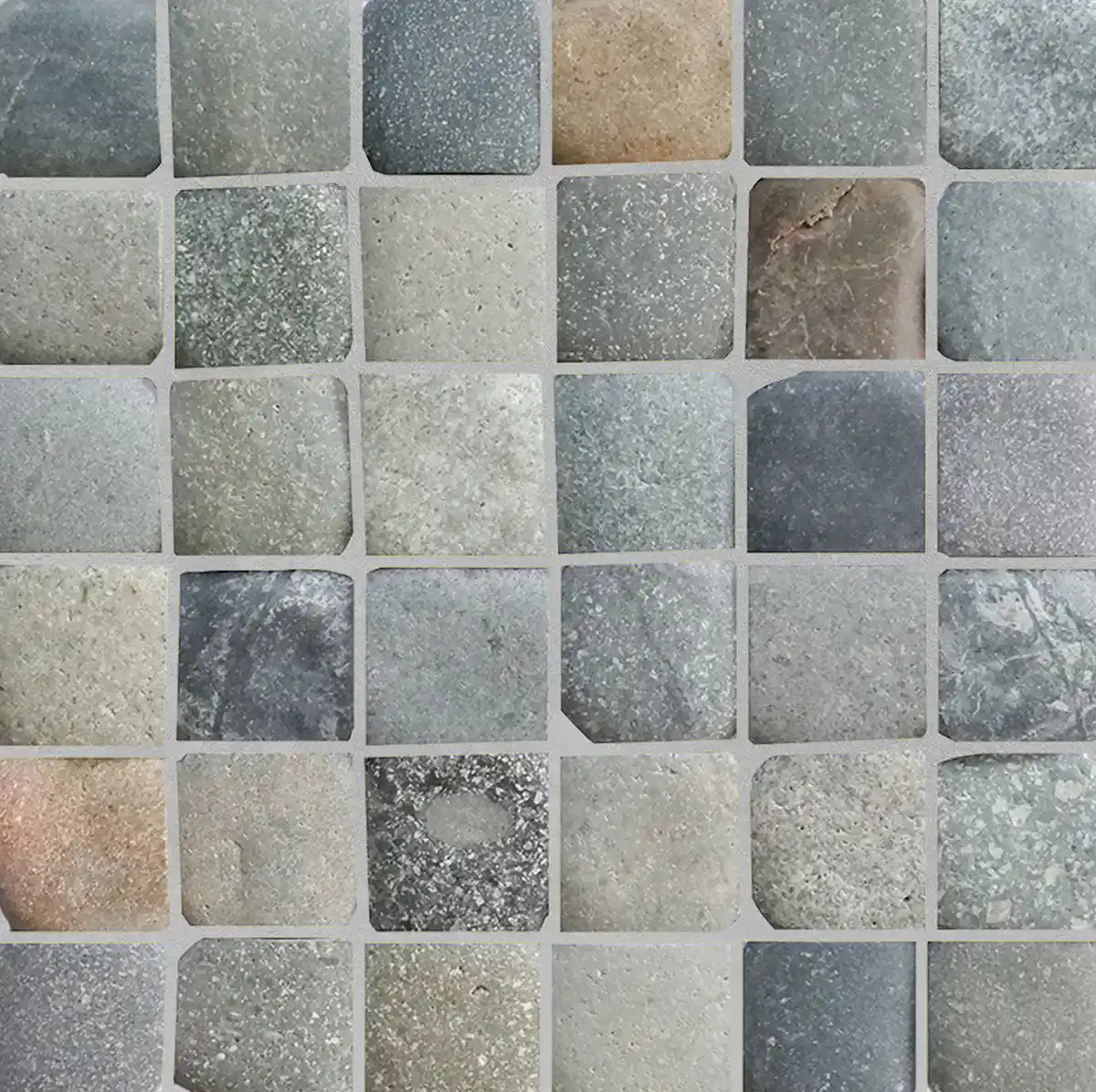 Mixed Stone Mosaic Tiles, Molar 5 Natural Stone Mosaic Tile