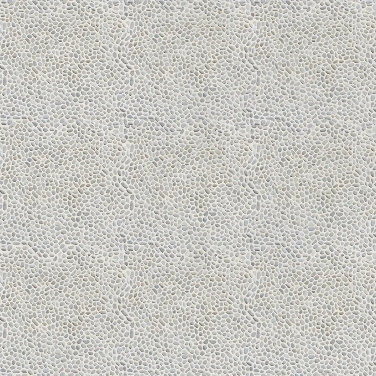 White Pebble Tile, Mini Pebble Natural Stone Mosaic Wall & Floor Tile