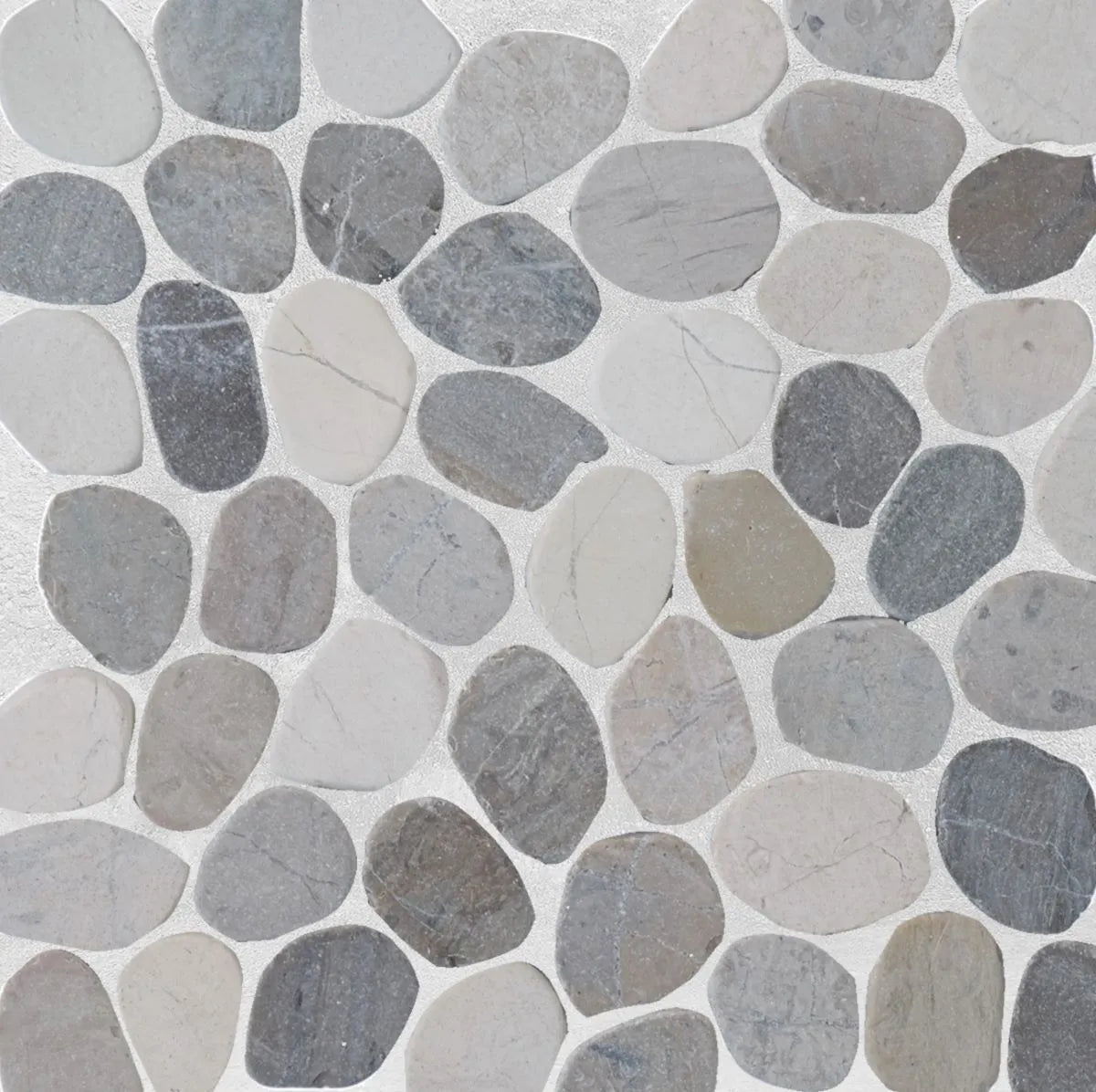 Pebble Mosaic Cloud Tiles, Cloud Sliced Pebble Mosaic Wall Floor Tile